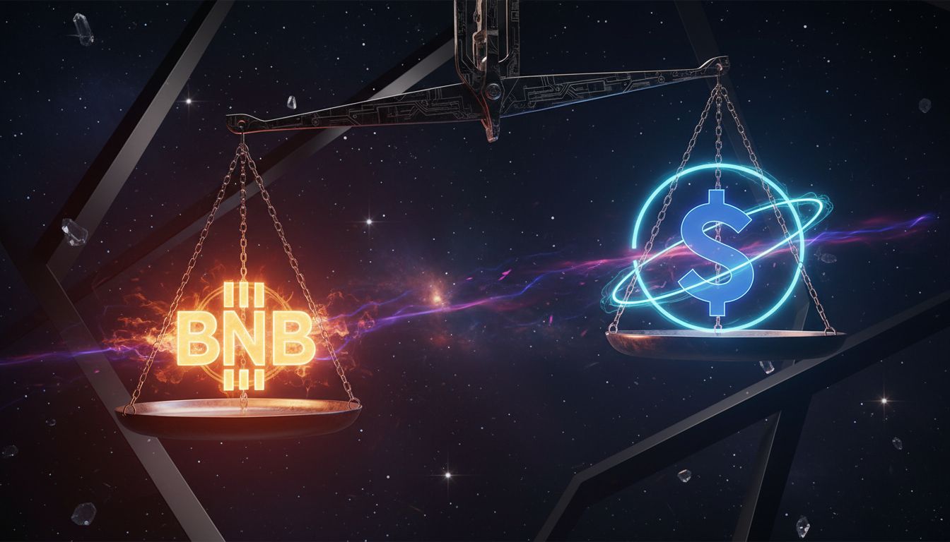 Comparison chart showing BNB and Solana tokens highlighting the strategic treasury decision dispute at CEA Industries