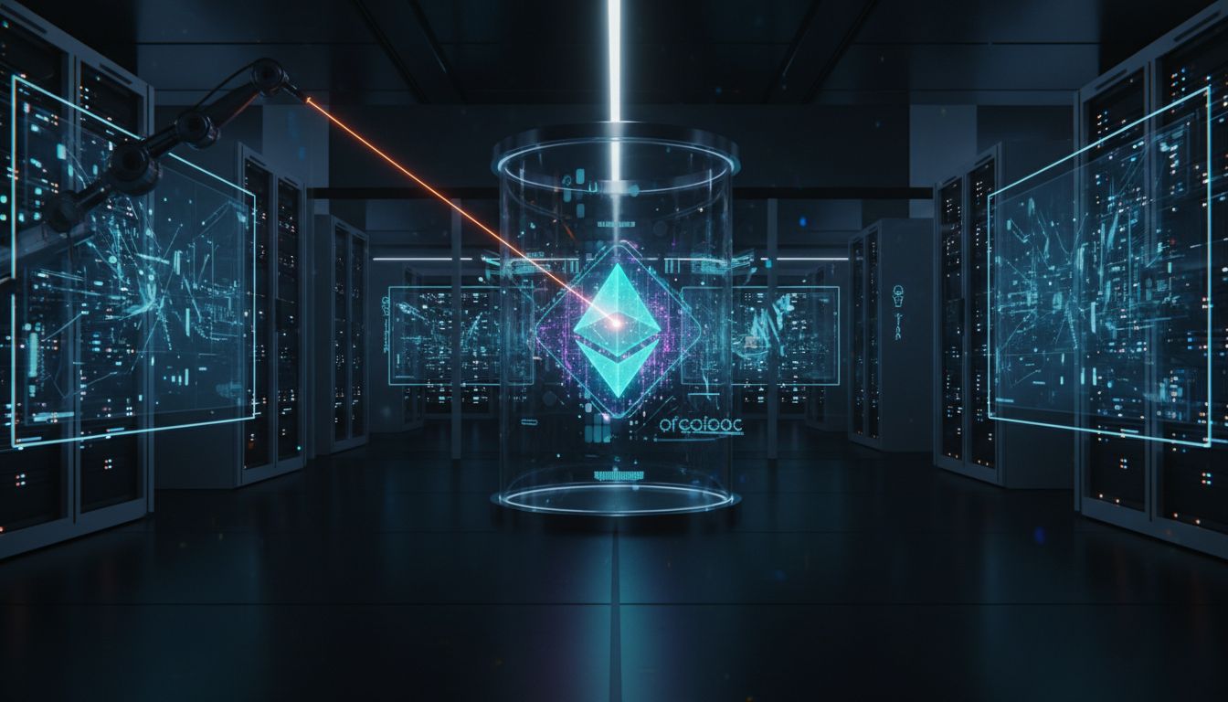 Infographic showing revenue generation metrics and on-chain data for leading blockchain networks including Solana and Tron attracting institutional capital